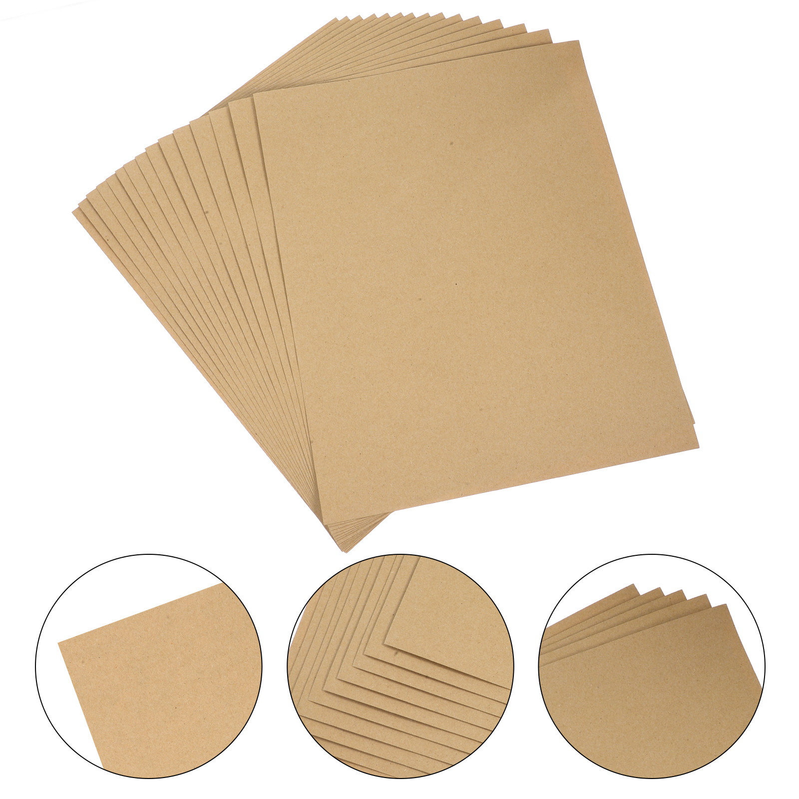 Writing Tools - 15 stuks braille-papier, 24x30 cm, lichtbruin,