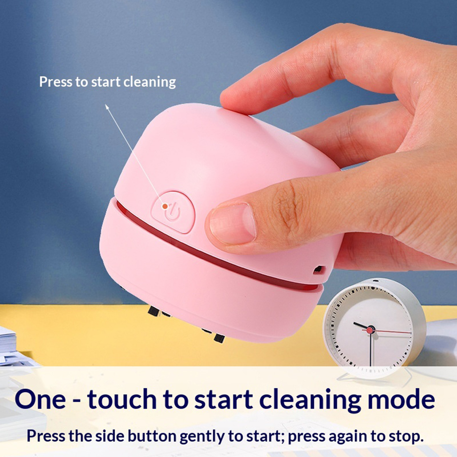 Draadloze handstofzuiger, mini - Mini Desktop Vacuum Cleaner For Eraser Dust recensie en prijs