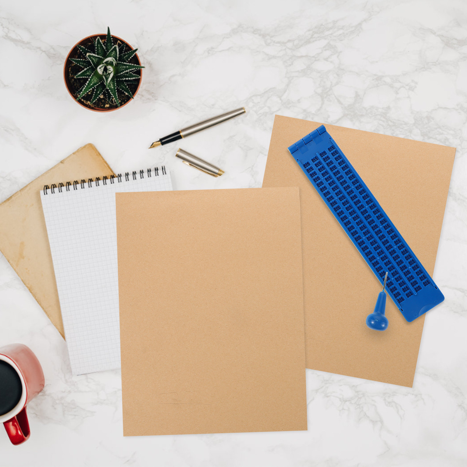 Draagbaar Braille-schrijfsyste - Writing Tools recensie en prijs