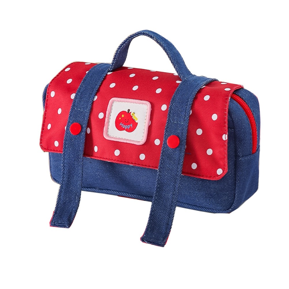 Denim Fruit Cowboy etui met ru - Aesthetic Large Pencil Case Pouch recensie en prijs