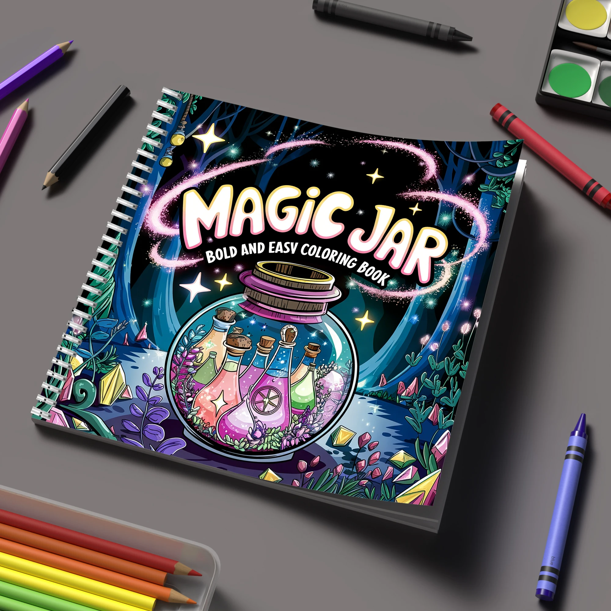 Kleurboek Magic Jar voor volwa - School Supplies recensie en prijs