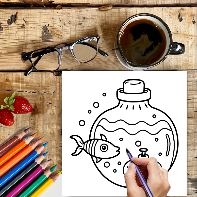 Kleurboek Magic Jar voor volwa - School Supplies recensie en prijs