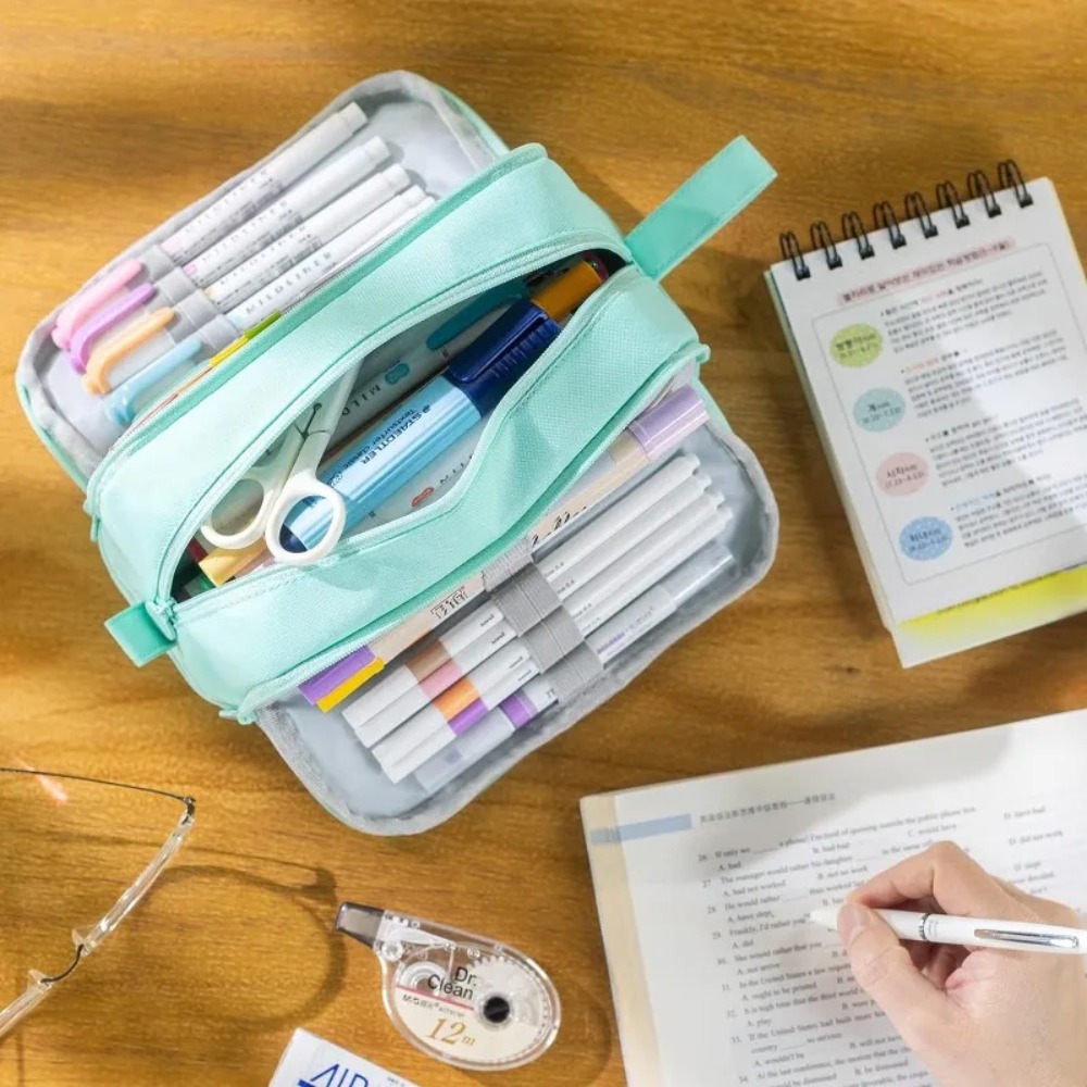 Kawaii Etui Esthetisch Etui Gr - Aesthetic Large Pencil Case Pouch recensie en prijs