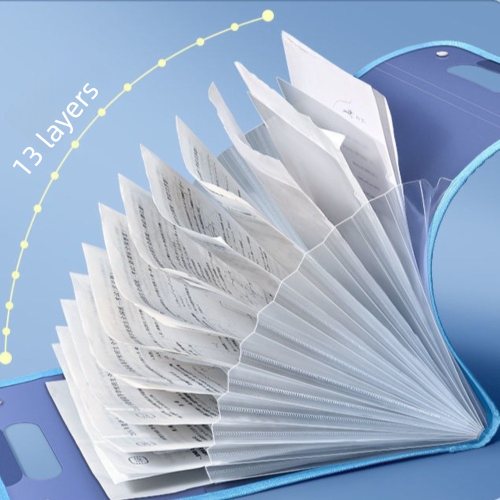 Doorschijnende accordeonmap me - Expandable Accordion File Folder 13 Pockets recensie en prijs
