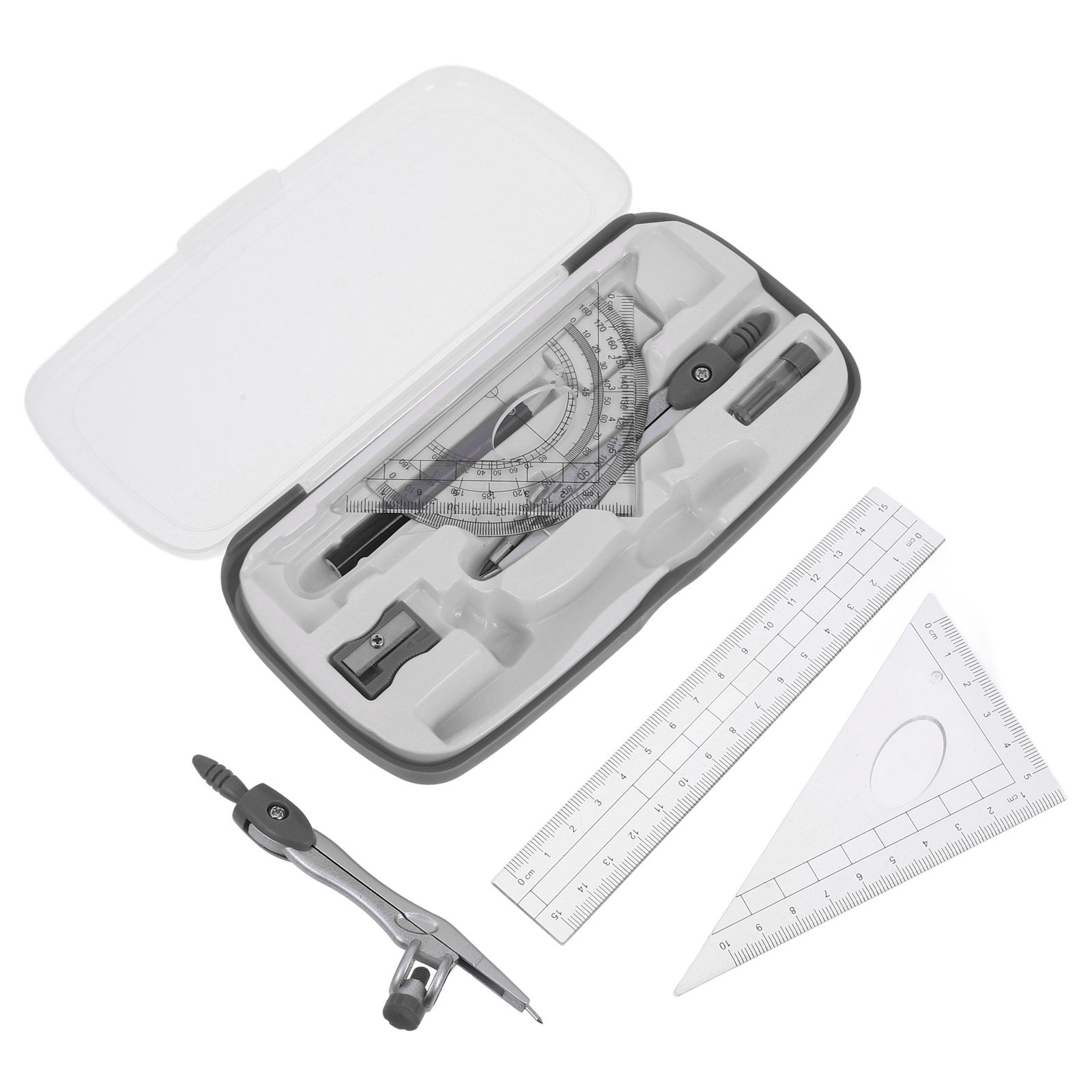 1 set meetkundige tekenstel me - Math Geometry Set With Compass recensie en prijs