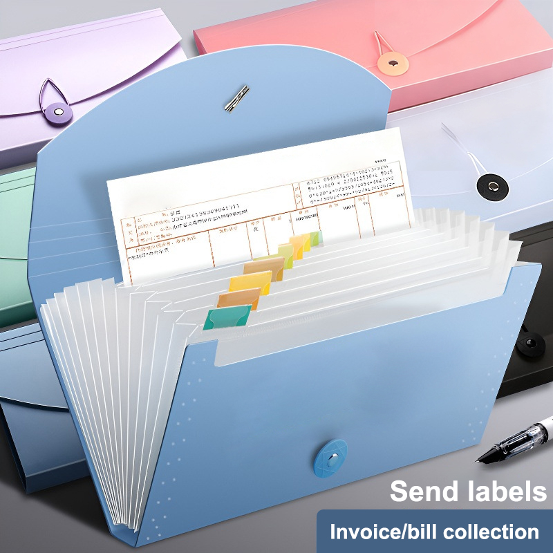 ~13 zakken, uitbreidbare map,  - Expandable Accordion File Folder 13 Pockets recensie en prijs