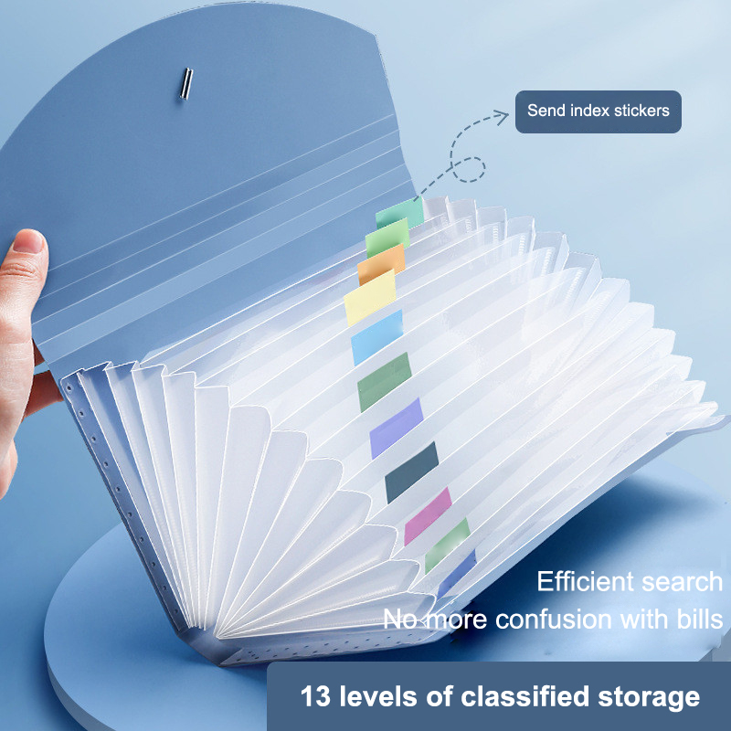 ~13 zakken, uitbreidbare map,  - Expandable Accordion File Folder 13 Pockets recensie en prijs