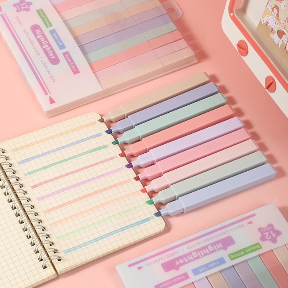 Tweekoppige markeerstiften Sta - Pastel Highlighter Set Double Ended recensie en prijs