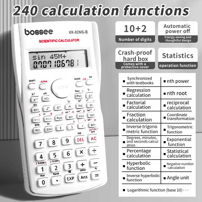 Wetenschappelijke rekenmachine - Scientific Calculator For Secondary School recensie en prijs