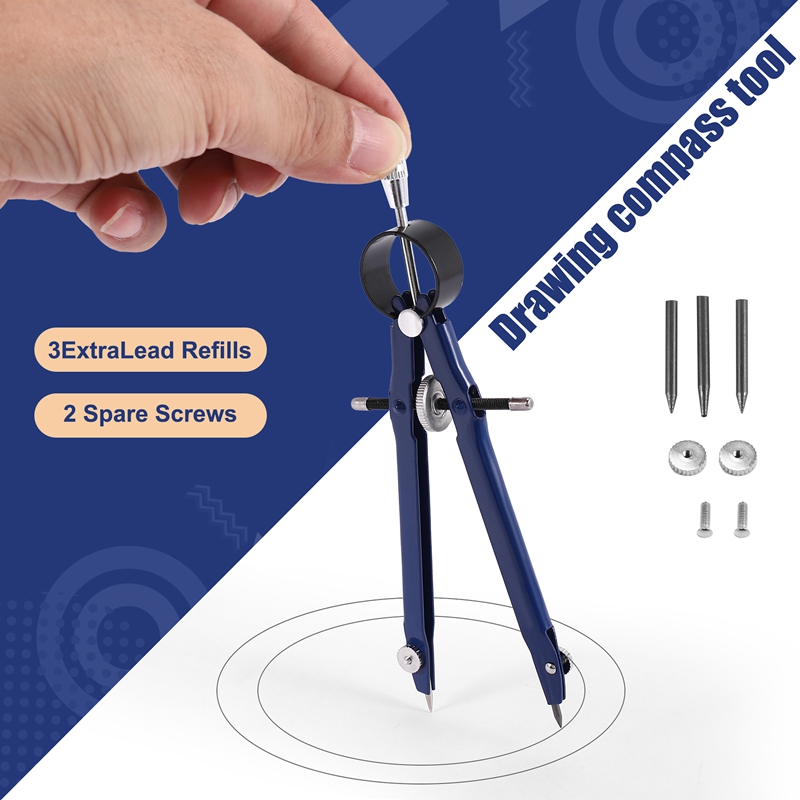 4-pack X((Professioneel passer - Math Geometry Set With Compass recensie en prijs