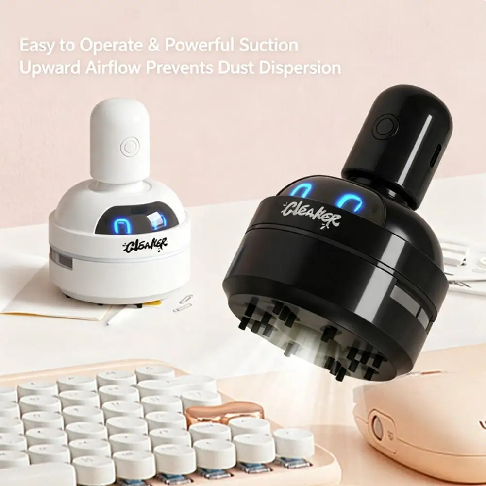 Kleine, oplaadbare stofzuiger  - Mini Desktop Vacuum Cleaner For Eraser Dust recensie en prijs