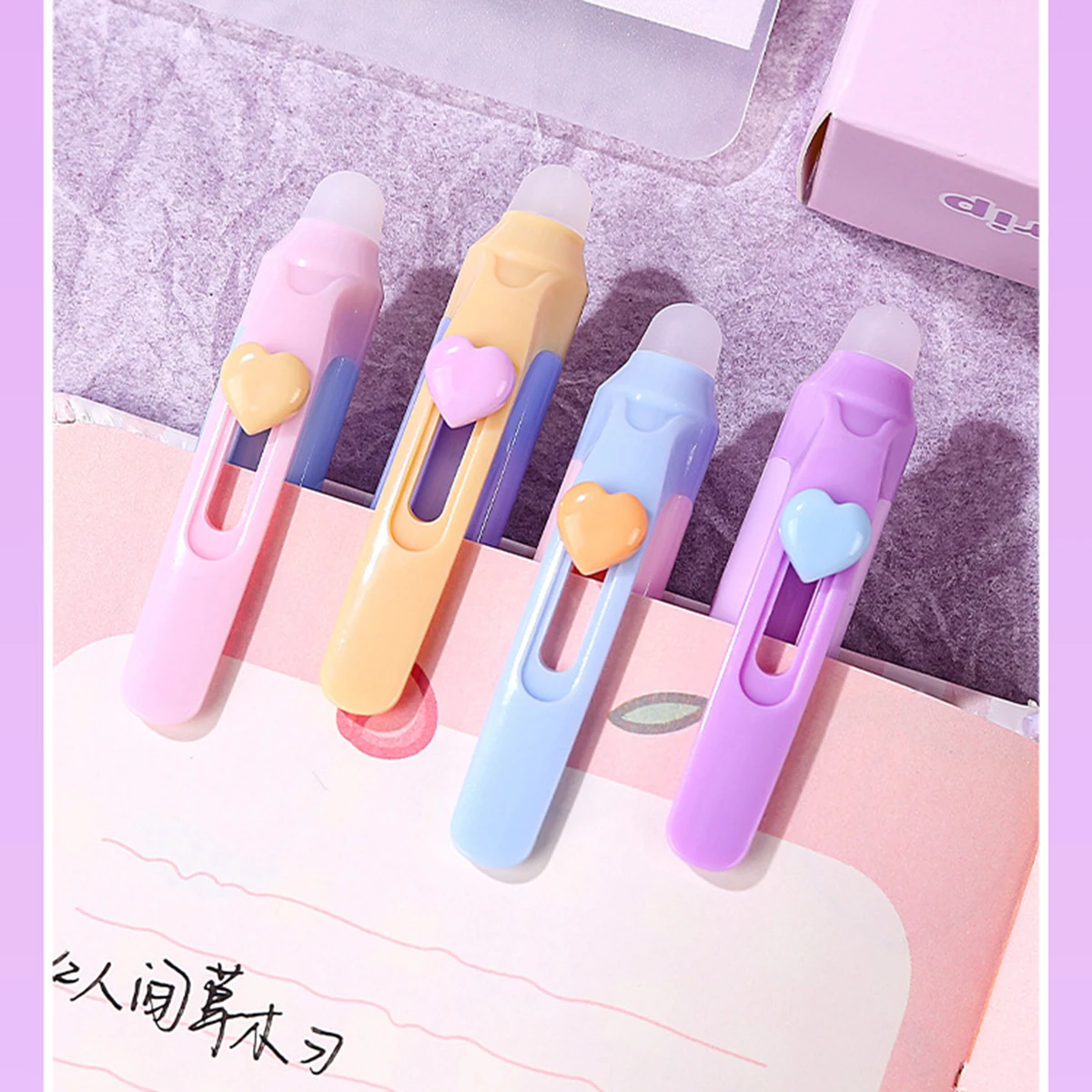 12 stuks houdingscorrectie-gel - Retractable Eraser Pen Click recensie en prijs