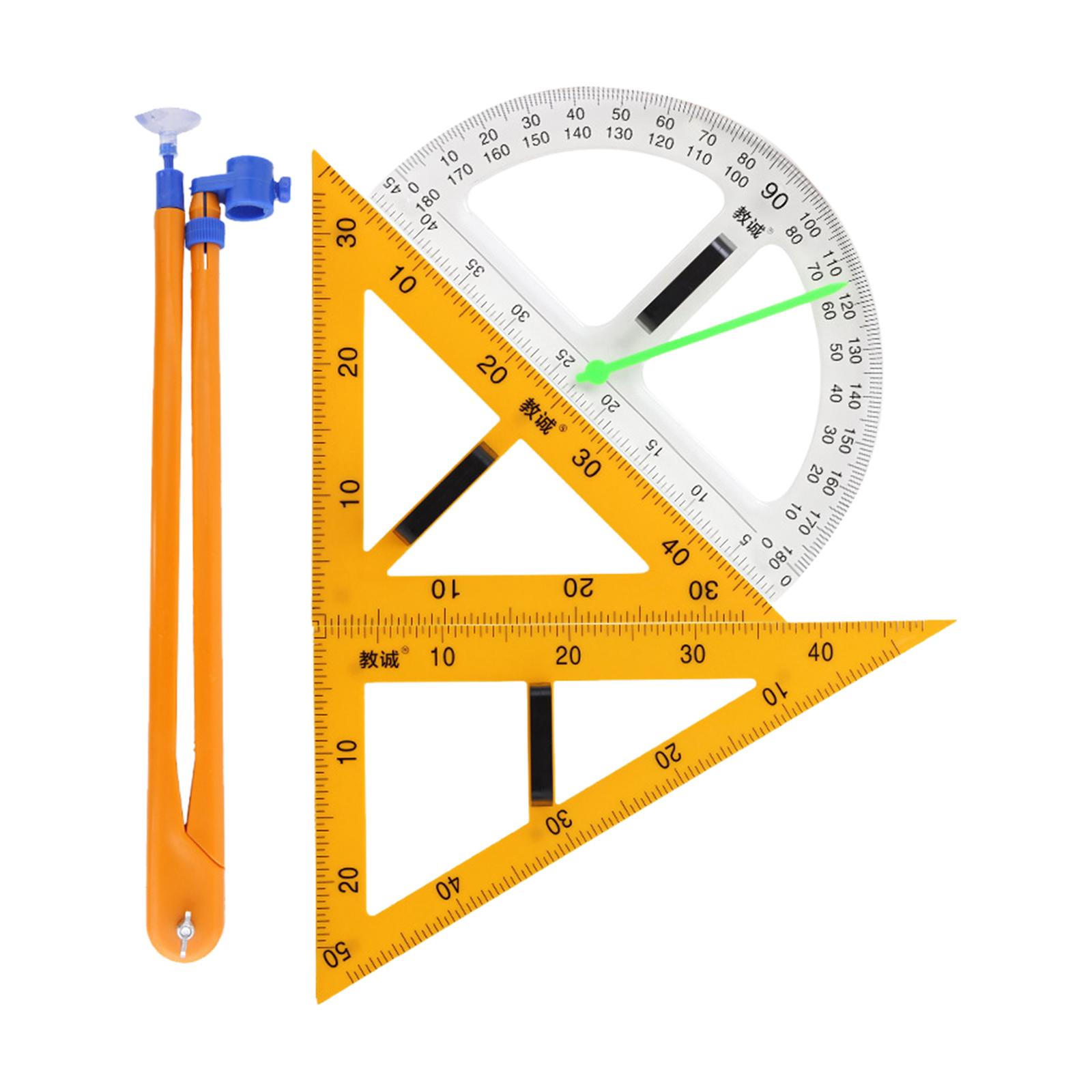Wiskundige meetlatset voor sch - Math Geometry Set With Compass recensie en prijs