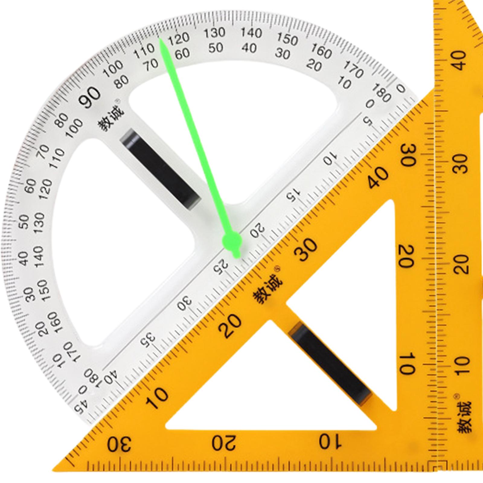 Wiskundige meetlatset voor sch - Math Geometry Set With Compass recensie en prijs
