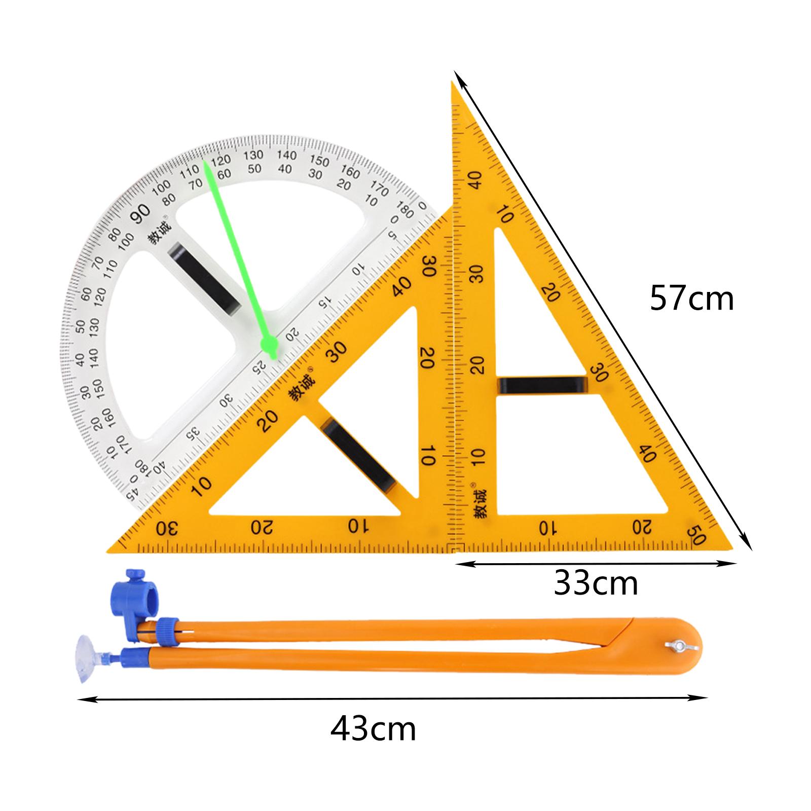 Wiskundige meetlatset voor sch - Math Geometry Set With Compass recensie en prijs