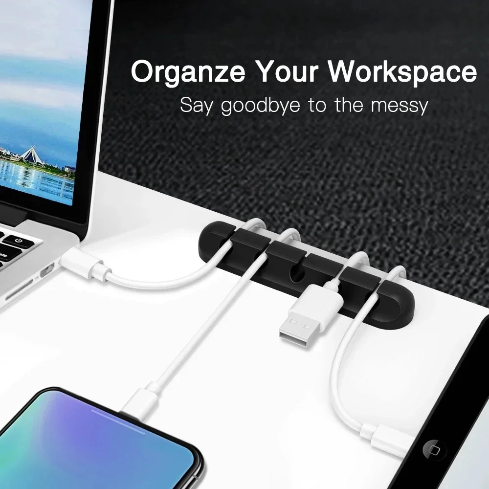 Siliconen USB-kabelorganizer,  - Desk Accessories recensie en prijs