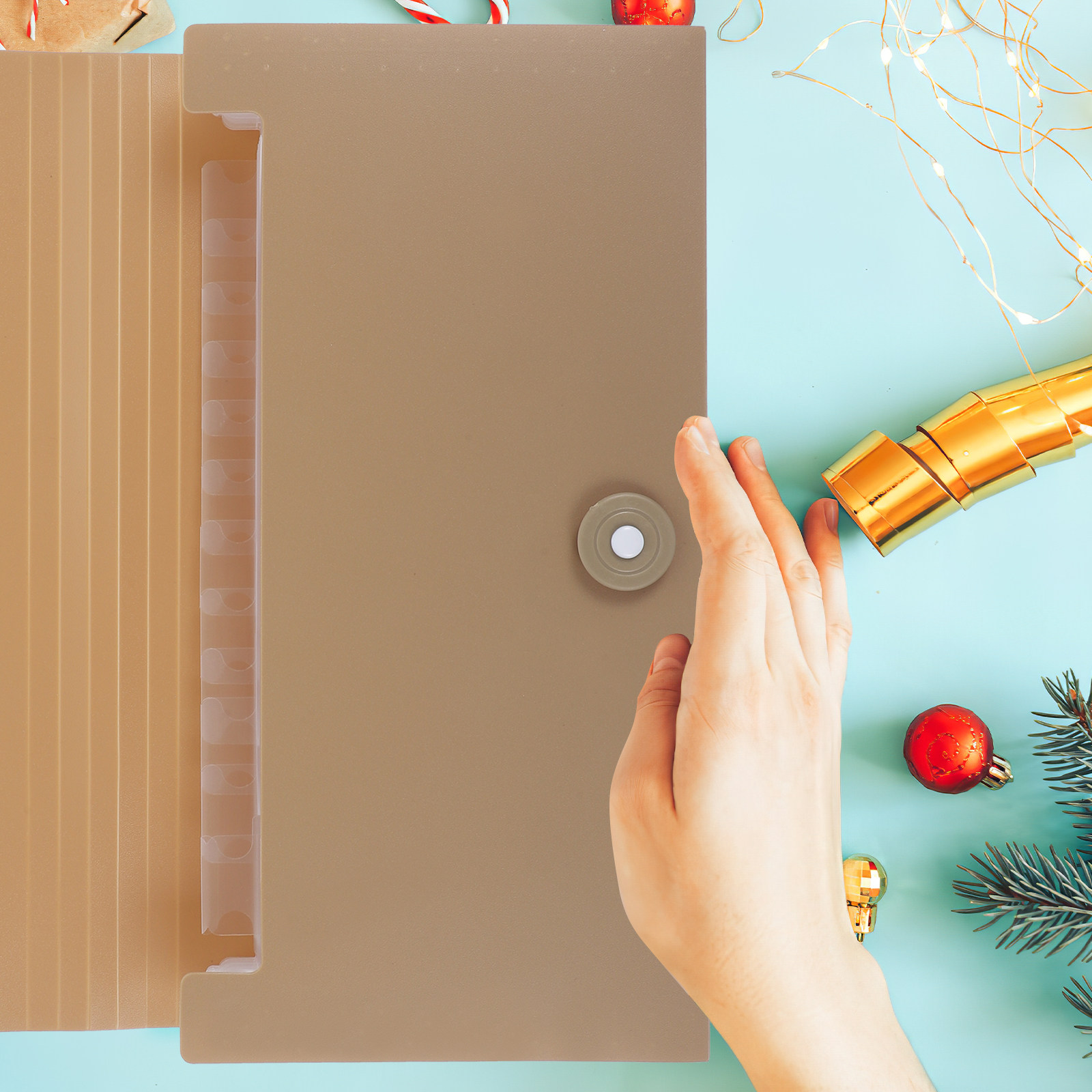 13 zakken, uitbreidbare map, d - Expandable Accordion File Folder 13 Pockets recensie en prijs