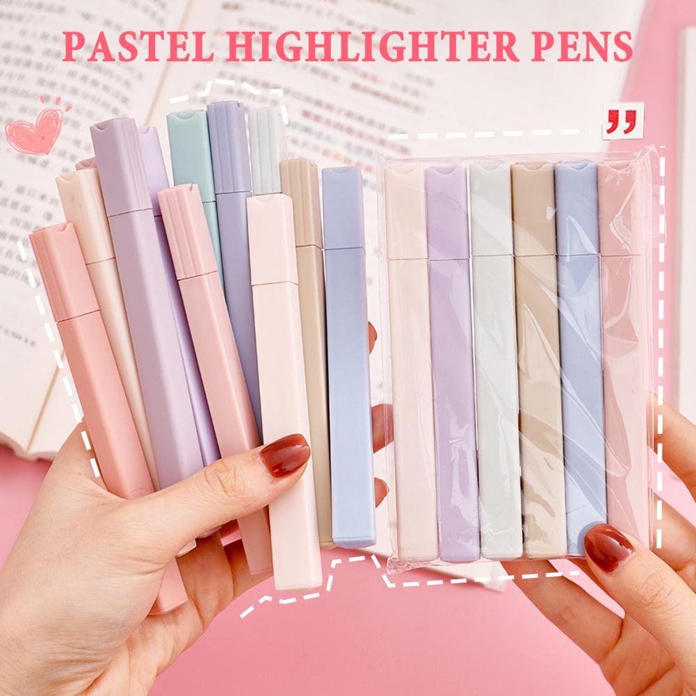 Kleurrijke markeerstiften 6 st - Pastel Highlighter Set Double Ended recensie en prijs