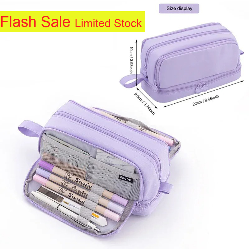 4 compartimenten grote capacit - Aesthetic Large Pencil Case Pouch recensie en prijs